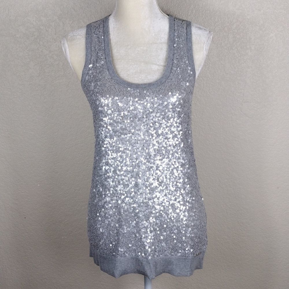 Michael Kors Sequin Front Top